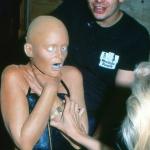 Gabe Bartalos and the Sandy Colosimo dummy (before wig). 