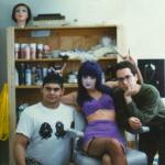 Gabe Bartalos, Patty Mullen, and Dan Frye in the makeup room. Photo courtesy Dan Frye. 
