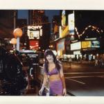 Patty Mullen in Times Square. 
