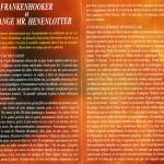 Pages 1 and 2 of the French dvd booklet. 